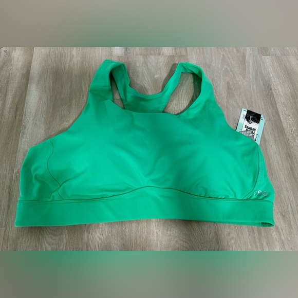 DSG Sports Women’s green Removable Cups 2X Support Running Bra - Picture 1 of 5